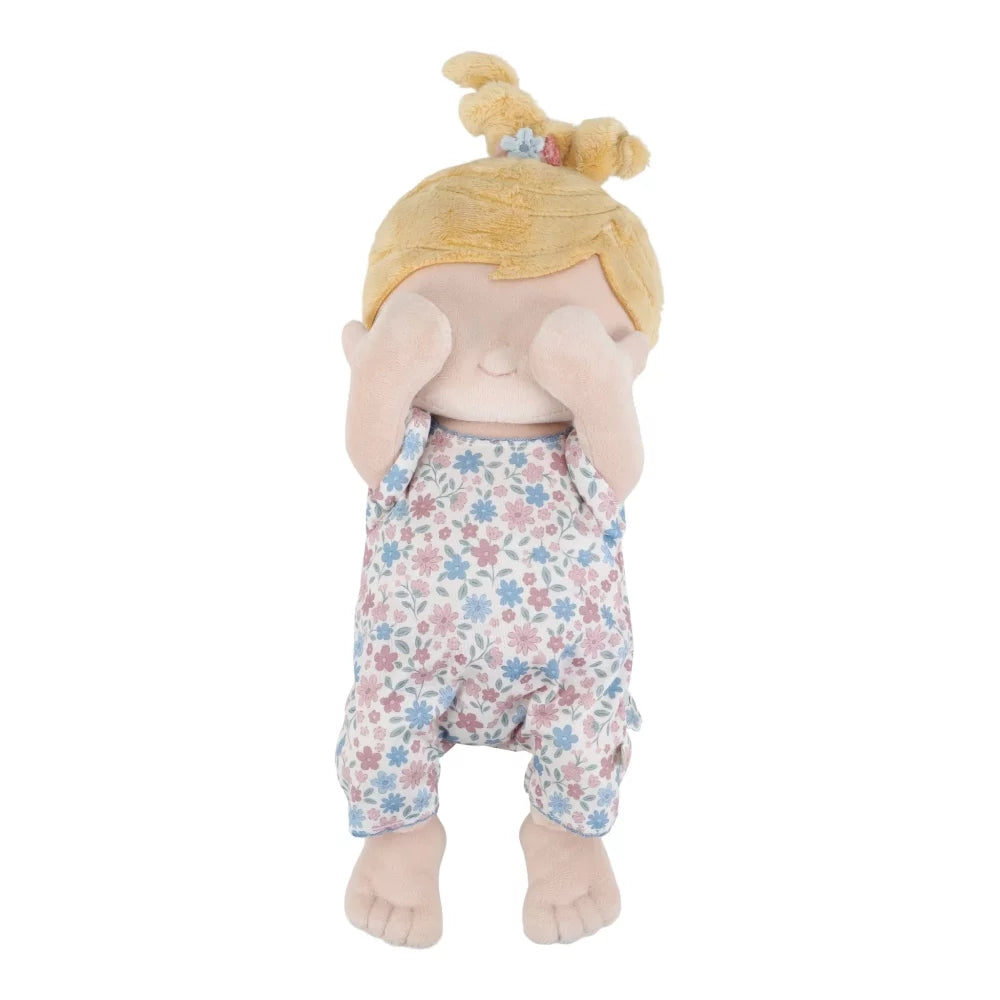 Bambola in tessuto Little Dutch Julia da 40 cm, morbida e colorata, ideale per bambini e giochi di fantasia.