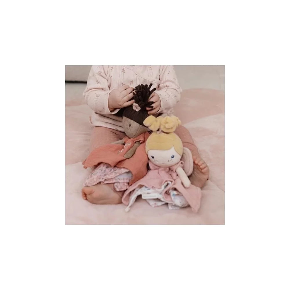 Doudou Fairy Evi di Little Dutch, morbido peluche con fata colorata, ideale come compagnia per i bambini.