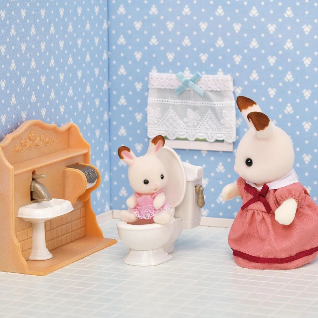 Epoch 5449 Sylvanian  Families - Arredamento completo + Mamma Coniglio Cioccolato