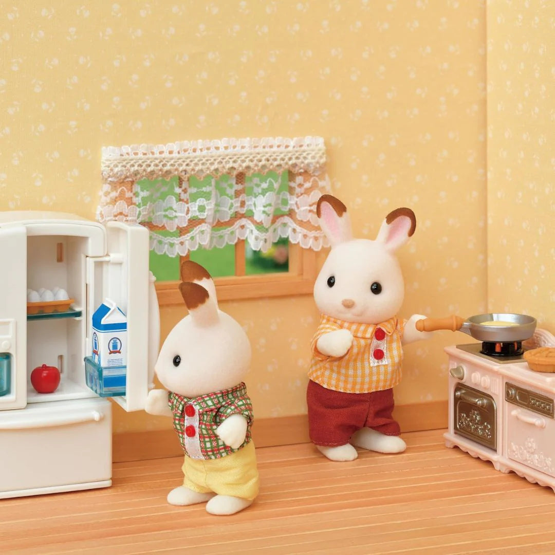 Epoch 5449 Sylvanian  Families - Arredamento completo + Mamma Coniglio Cioccolato
