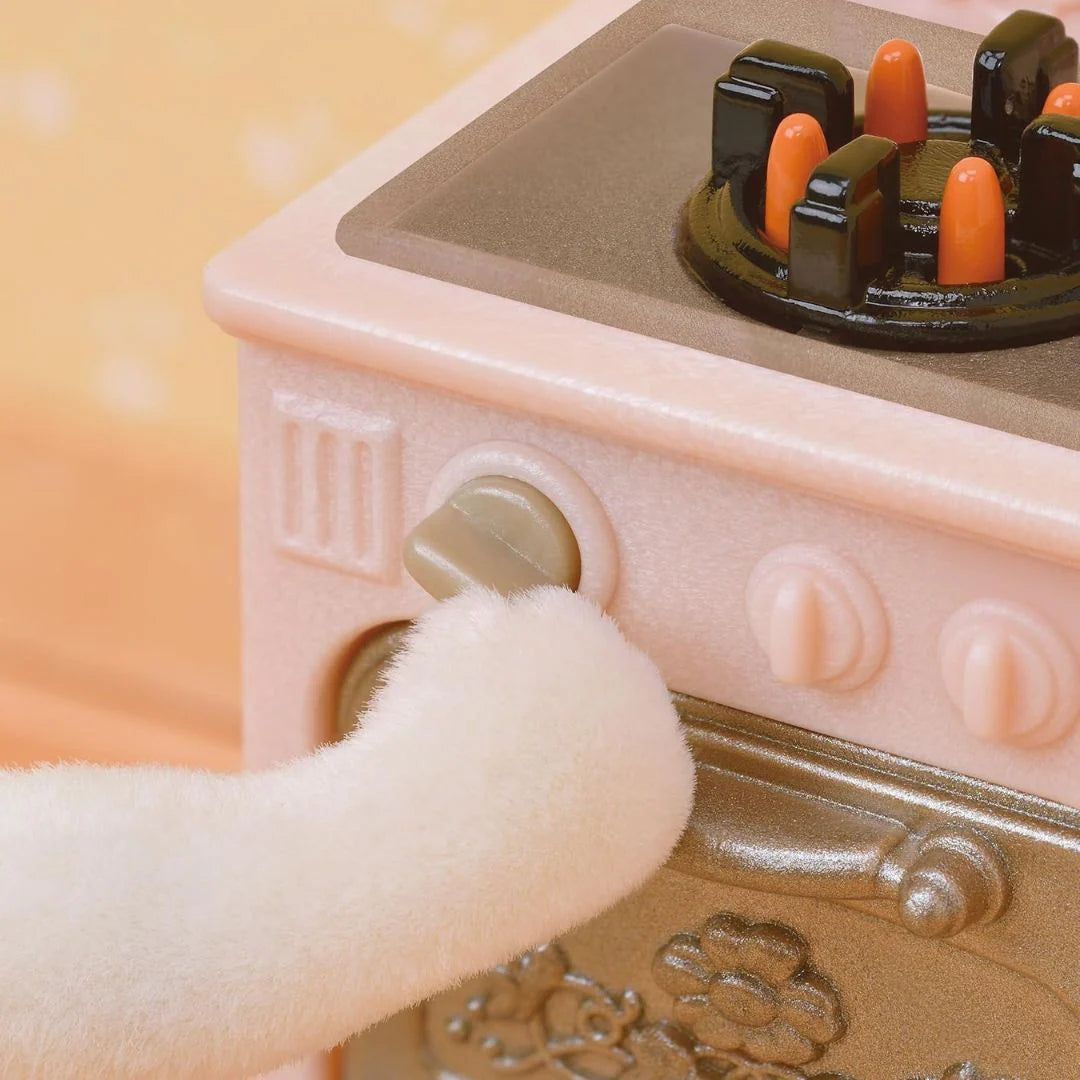 Epoch 5449 Sylvanian  Families - Arredamento completo + Mamma Coniglio Cioccolato