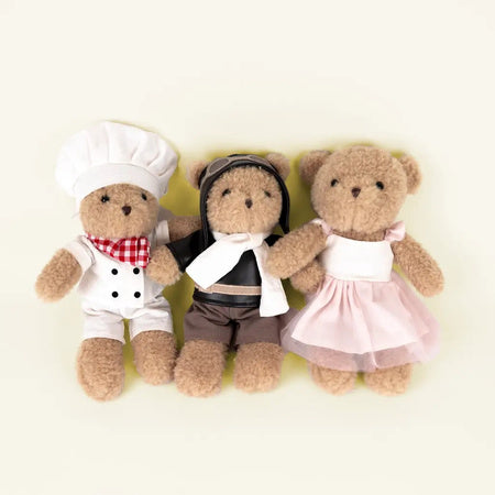Orsetto peluche Egmont Toys, morbido e coccoloso, con abbigliamento da pilota, ideale come regalo per i bambini.