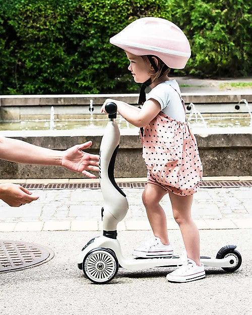 Scoot & Ride Monopattino e Triciclo 2in1 Highwaykick 1 Grigio Cenere - Da 1 a 5 anni