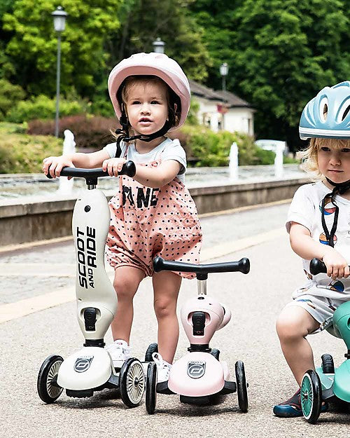 Scoot & Ride Monopattino e Triciclo 2in1 Highwaykick 1 Grigio Cenere - Da 1 a 5 anni