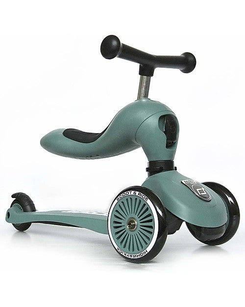 Scoot & Ride Monopattino e Triciclo 2in1 Highwaykick 1 Verde Foresta - Da 1 a 5 anni (Copia)
