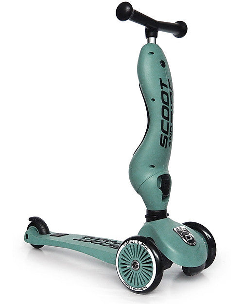 Scoot & Ride Monopattino e Triciclo 2in1 Highwaykick 1 Verde Foresta - Da 1 a 5 anni (Copia)