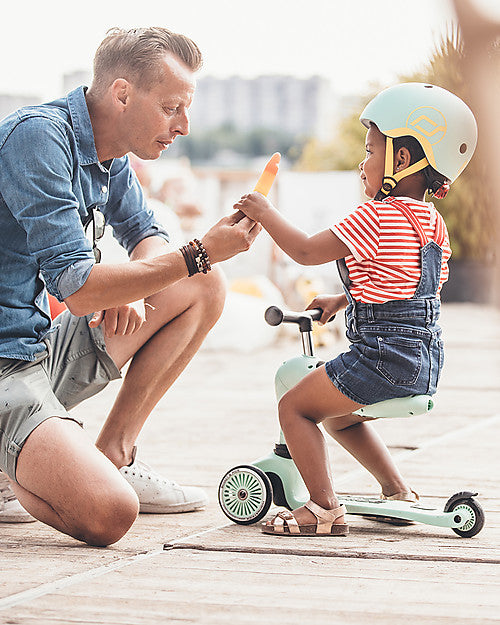 Scoot & Ride Monopattino e Triciclo 2in1 Highwaykick 1 Verde Kiwi - Da 1 a 5 anni
