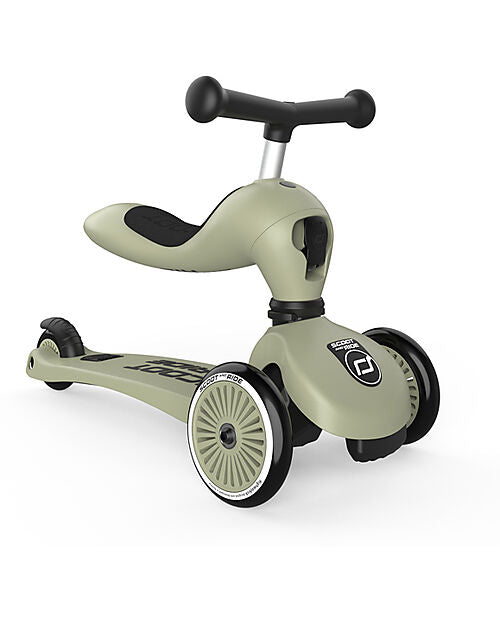 Scoot & Ride Monopattino e Triciclo 2in1 Highwaykick 1 Verde Oliva - Da 1 a 5 anni (Copia)