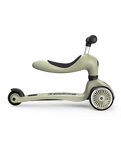 Scoot & Ride Monopattino e Triciclo 2in1 Highwaykick 1 Verde Oliva - Da 1 a 5 anni (Copia)