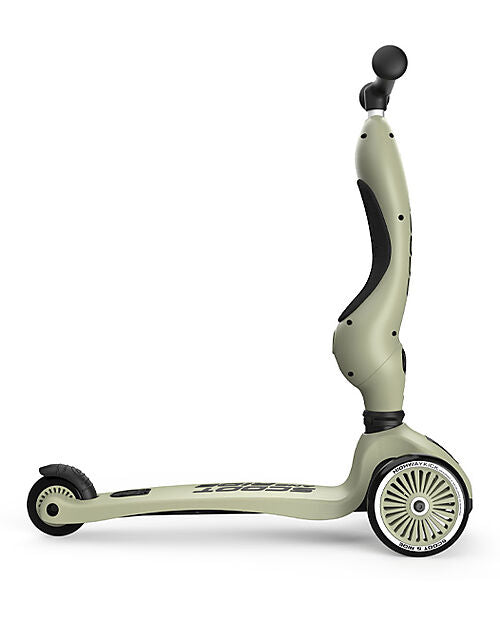 Scoot & Ride Monopattino e Triciclo 2in1 Highwaykick 1 Verde Oliva - Da 1 a 5 anni (Copia)