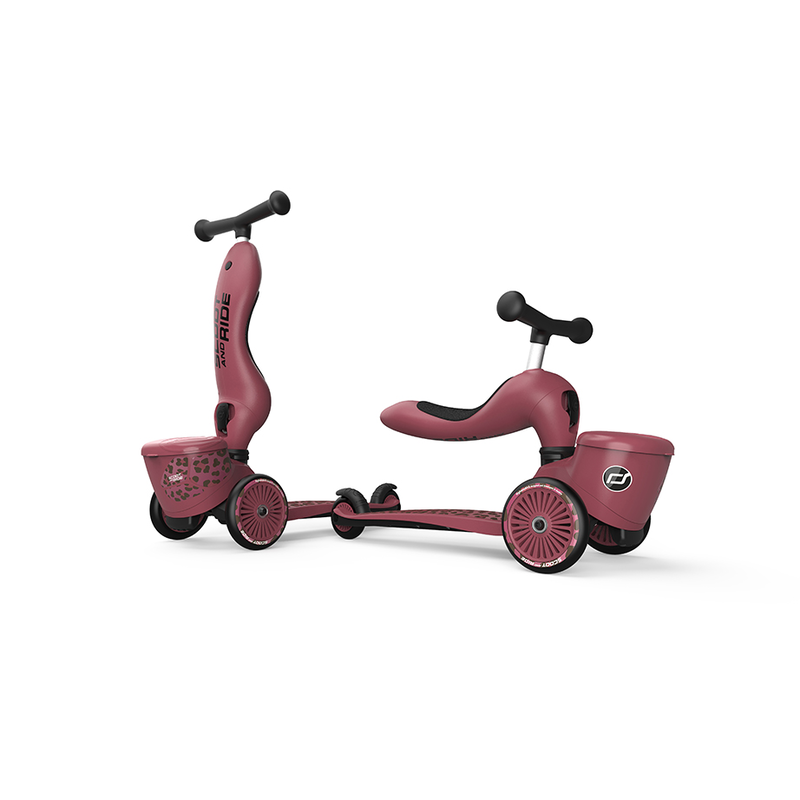 Scoot & Ride Highwaykick 1 Lifestyle Wildcat - Monopattino 2 in 1 con sedile