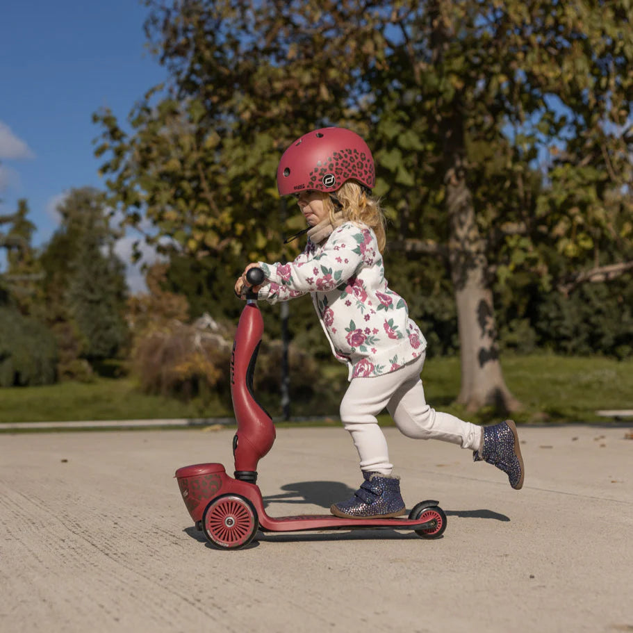 Scoot & Ride Highwaykick 1 Lifestyle Wildcat - Monopattino 2 in 1 con sedile