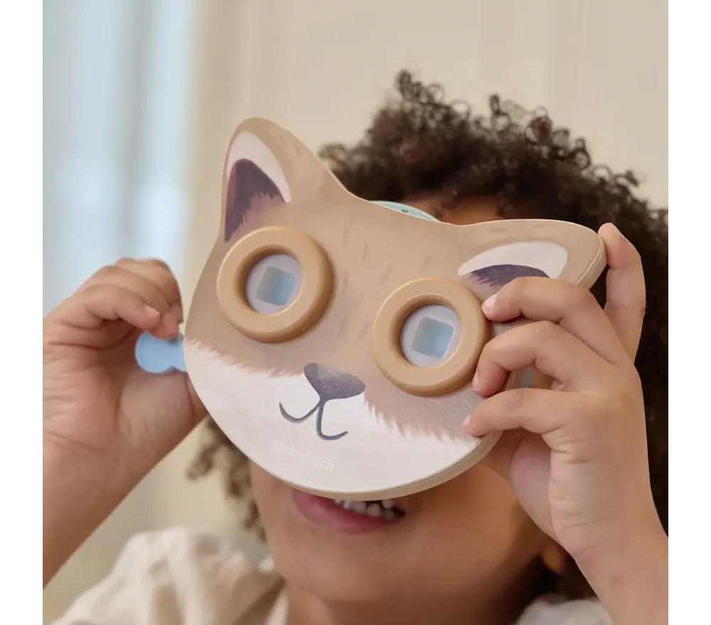 Visore di storie Little Dutch Forest Friends, attività creative con personaggi della foresta, colori vivaci e design dettagliato.