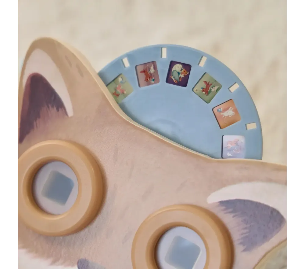 Visore di storie Forest Friends di Little Dutch, attività creative con design colorati e dettagli naturali per bambini.