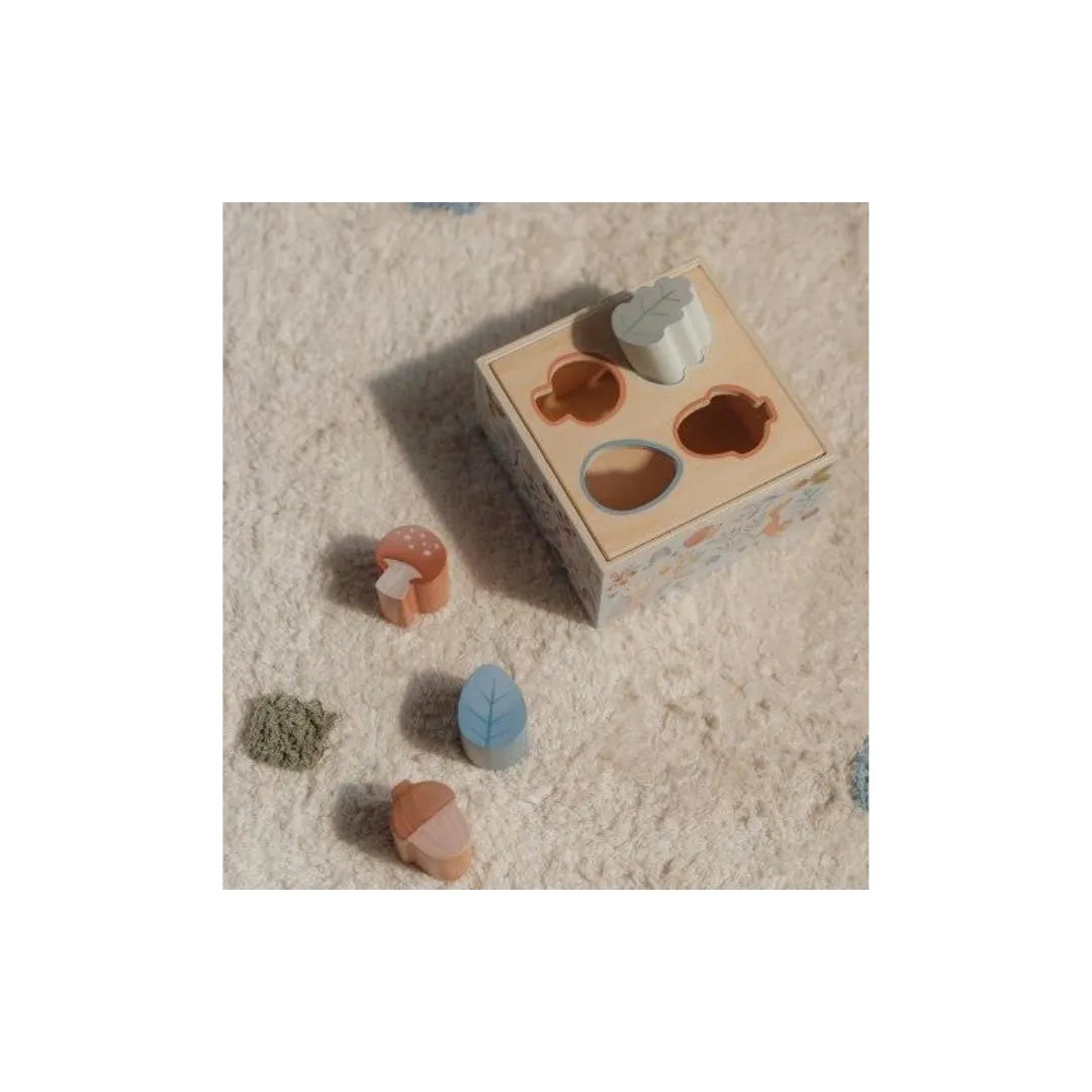 Gioco con forme in legno Forest Friends di Little Dutch, giochi educativi per bambini con figure colorate e naturali.